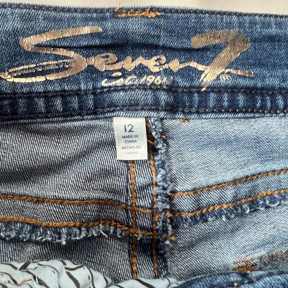Seven7 Starlette Mid Rise Bootcut Jeans Size 12 - Picture 5 of 8